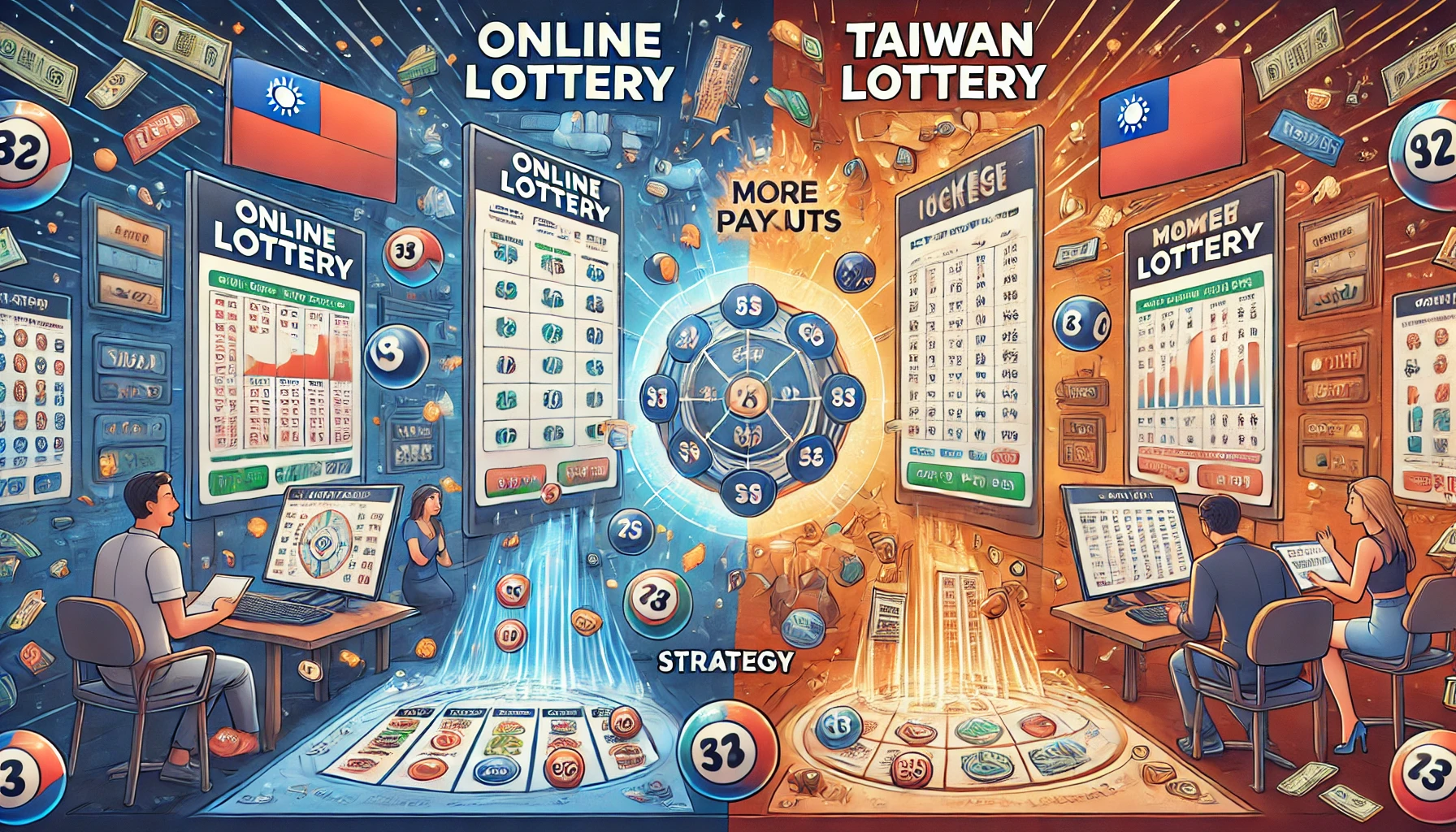 線上彩票與台灣彩券比較，解析賠率與玩法差異


