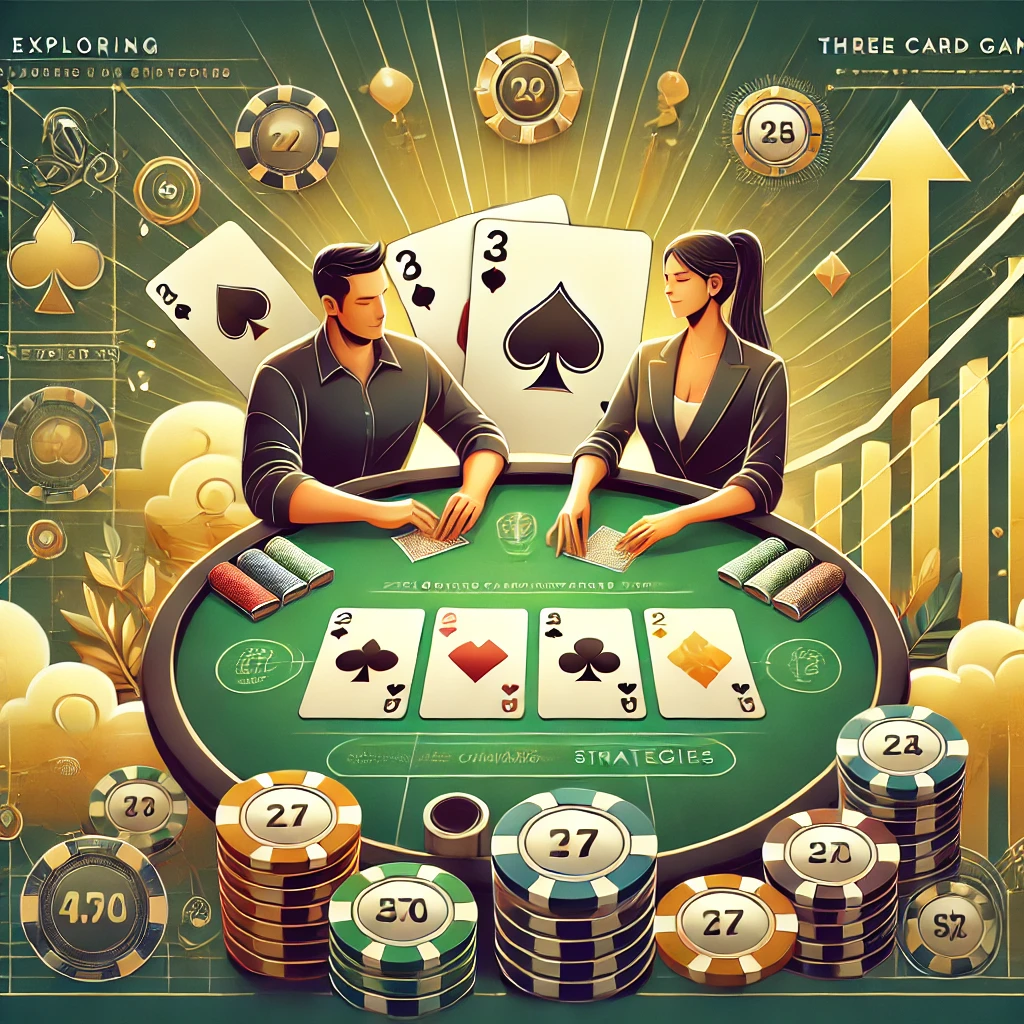 三公遊戲攻略：探索娛樂城中最受歡迎的三張牌遊戲，學習獲勝策略與技巧